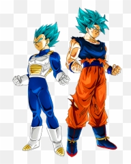 Ssgss Goku Vegeta Auraless Dbs Render - Render Goku Ssj Blue Emoji,Dragon Ball Z Emoji