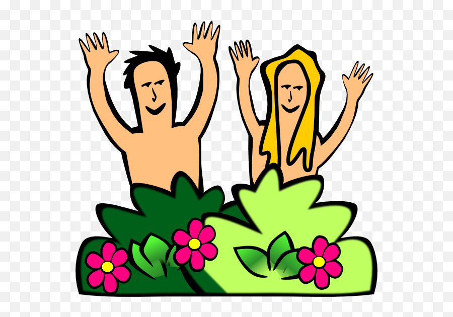 Adam And Eve Character - Clip Art Library Clipart Adam And Eve Emoji,Emoticon Adam And Eve