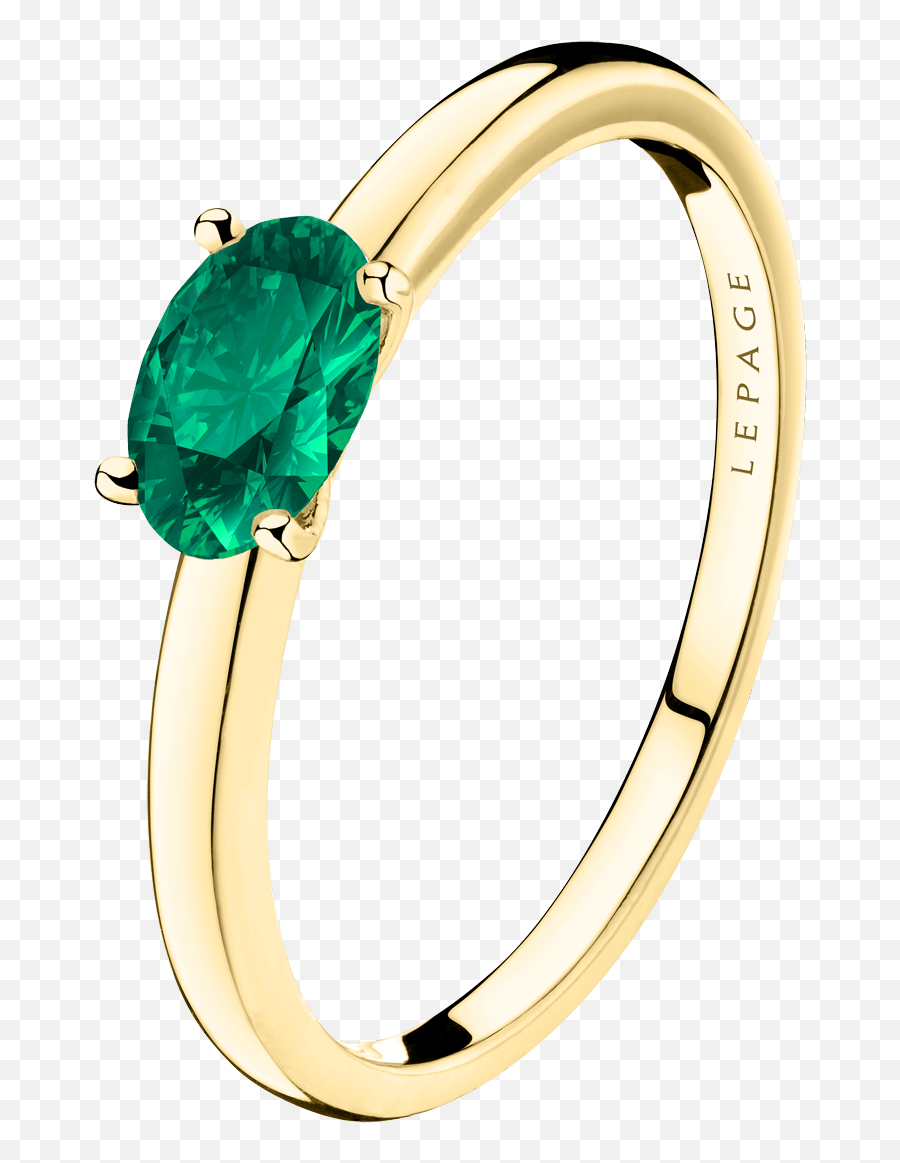Gold And Emerald Engagement Ring - Solid Emoji,Jade Real Emotion
