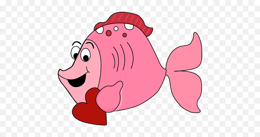 Moving Valentine Clipart - Fish Valentine Clip Art Emoji,Animated Emoticons For Valentine's
