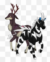 Undead Sawsbuck And Zebstrika Inactive - Male Vs Female Zebstrika Emoji,Pure Emotion Entry