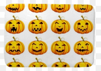 Halloween Pumpkin Bath Mat Pixers - Farmhouse Style Outdoor Rugs Emoji,Pumpkins Emoticon