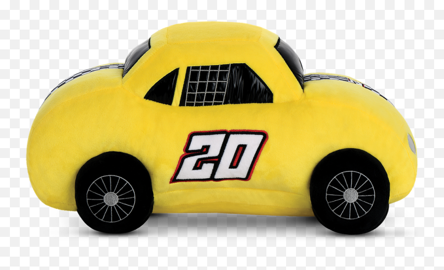 Yellow Race Car Fleece And Metallic Pillow - Synthetic Rubber Emoji,Captainsparklez Vroom Vroom Emoticon