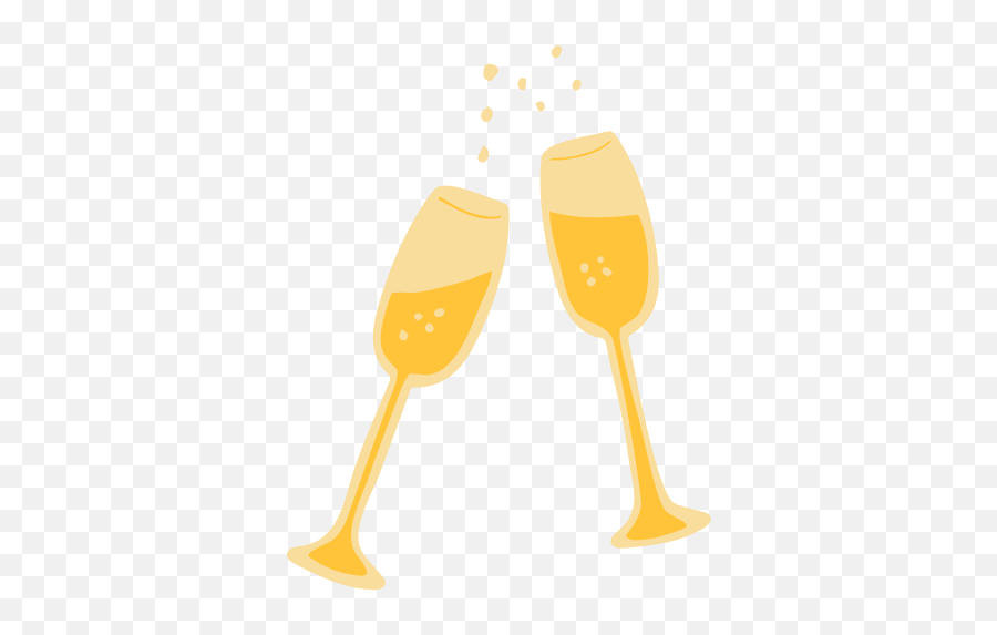 Champagne Flutes Graphic - Clip Art Free Graphics Champagne Glass Emoji,Bridal Emojis And Meanings