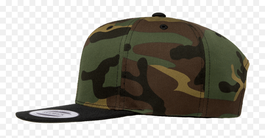 6089tc Classic Snapback With Camo Visor Caps - 1 Dozen The Unisex Emoji,Camo Print Your Emotion