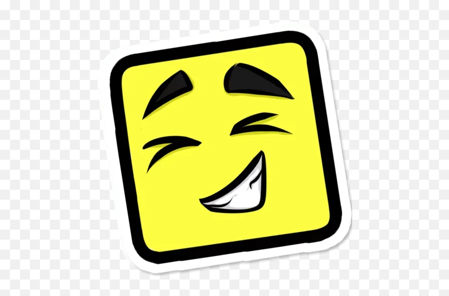 Telegram Sticker 6 From Collection Telegram - Happy Emoji,Squiqqly Emoticon