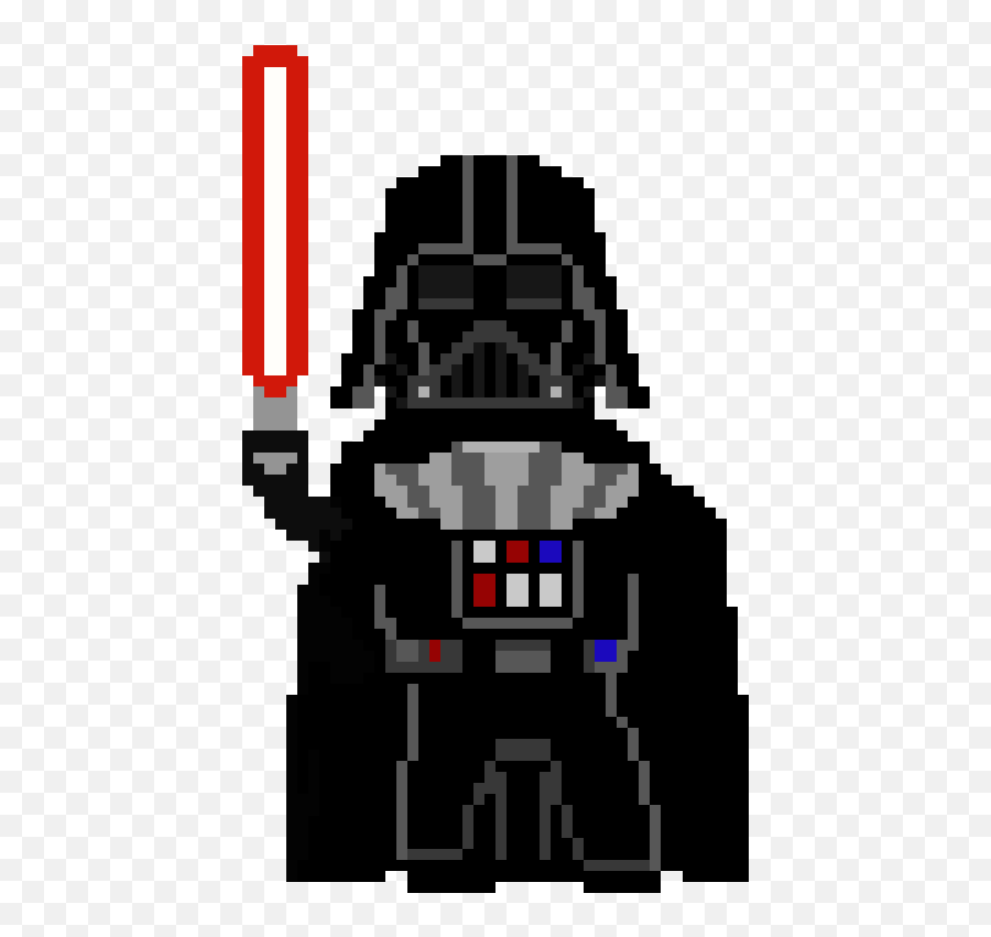 Pixel Art Gallery - Darth Vader Pixel Art Emoji,Darth Vader Emoticon