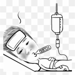 Hau Zozo Sick Sticker - Hau Zozo Sick Ill Discover U0026 Share Emoji,Sleep Emoji Black And White