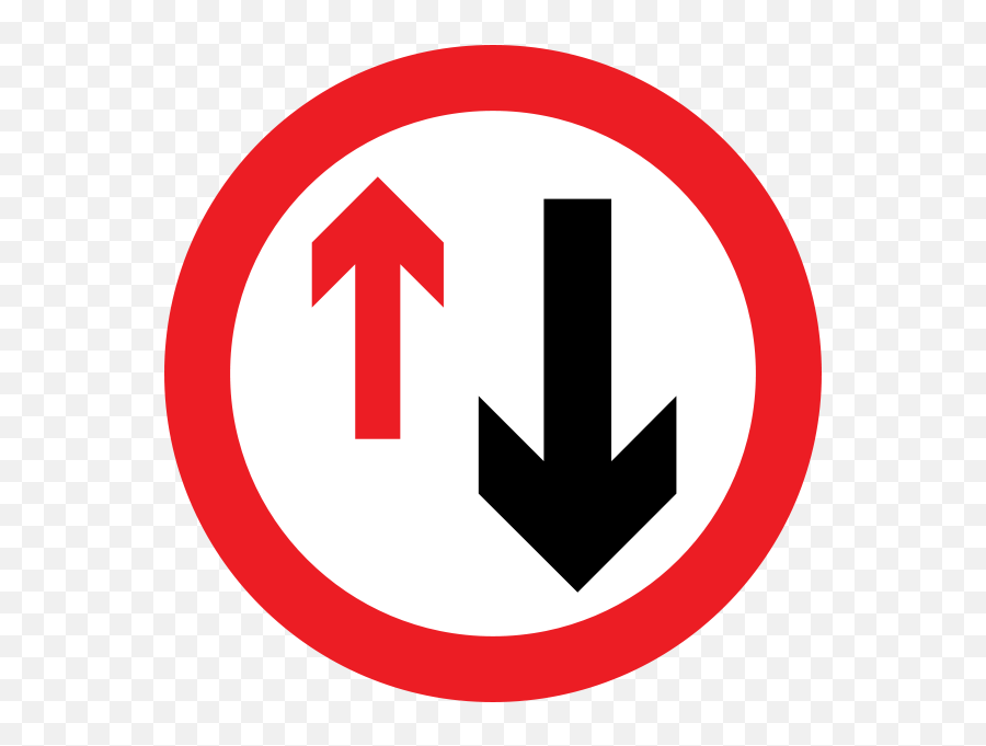Fileuk Traffic Sign 615svg Traffic Signs Signs Traffic - Priority Over Oncoming Traffic Sign Emoji,Emoji Sweaters Ebay