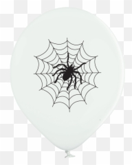 Latex Preprinted Spider Balloons 12 - Spider Web Emoji,Spider Web Emoji