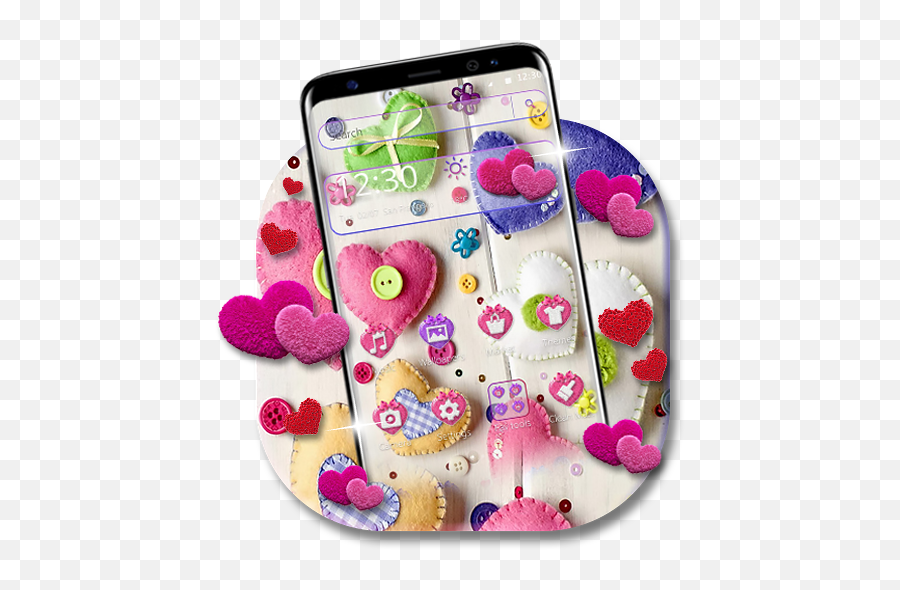 Pillow Heart Love Theme - Apps On Google Play Smartphone Emoji,Pink Heart Emoji Pillow