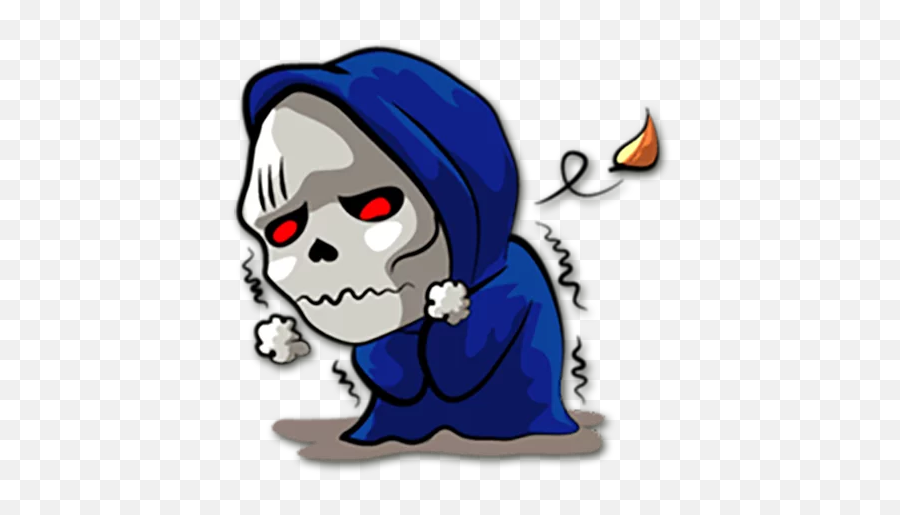 Telegram Sticker - Supernatural Creature Emoji,Grim Reaper Emoji