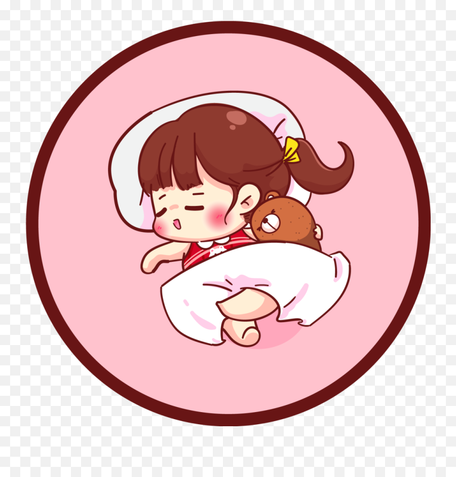 Sleeping Anime Girl Kids Vinyl Carpet - Fictional Character Emoji,Sleepy Flower Girl Emoji