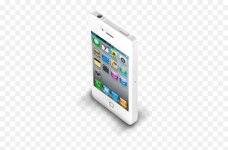 Iphone 4 White Icon - Png Mobile Emoji,Emoji Icons On Iphone 4