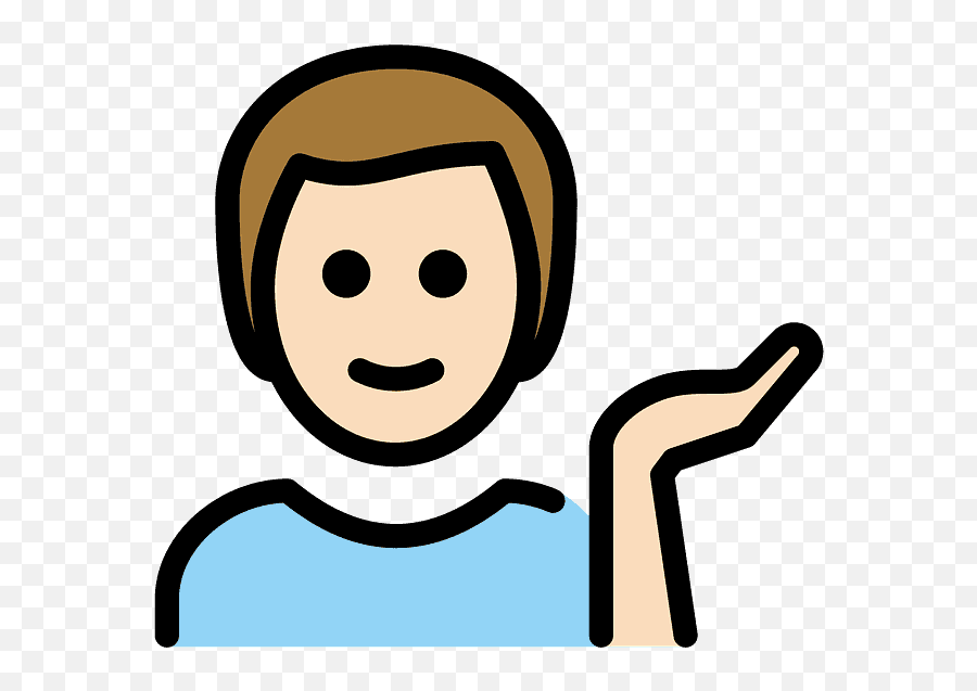 Man Tipping Hand Emoji Clipart - Emoji,Man Tipping Hand Emoji