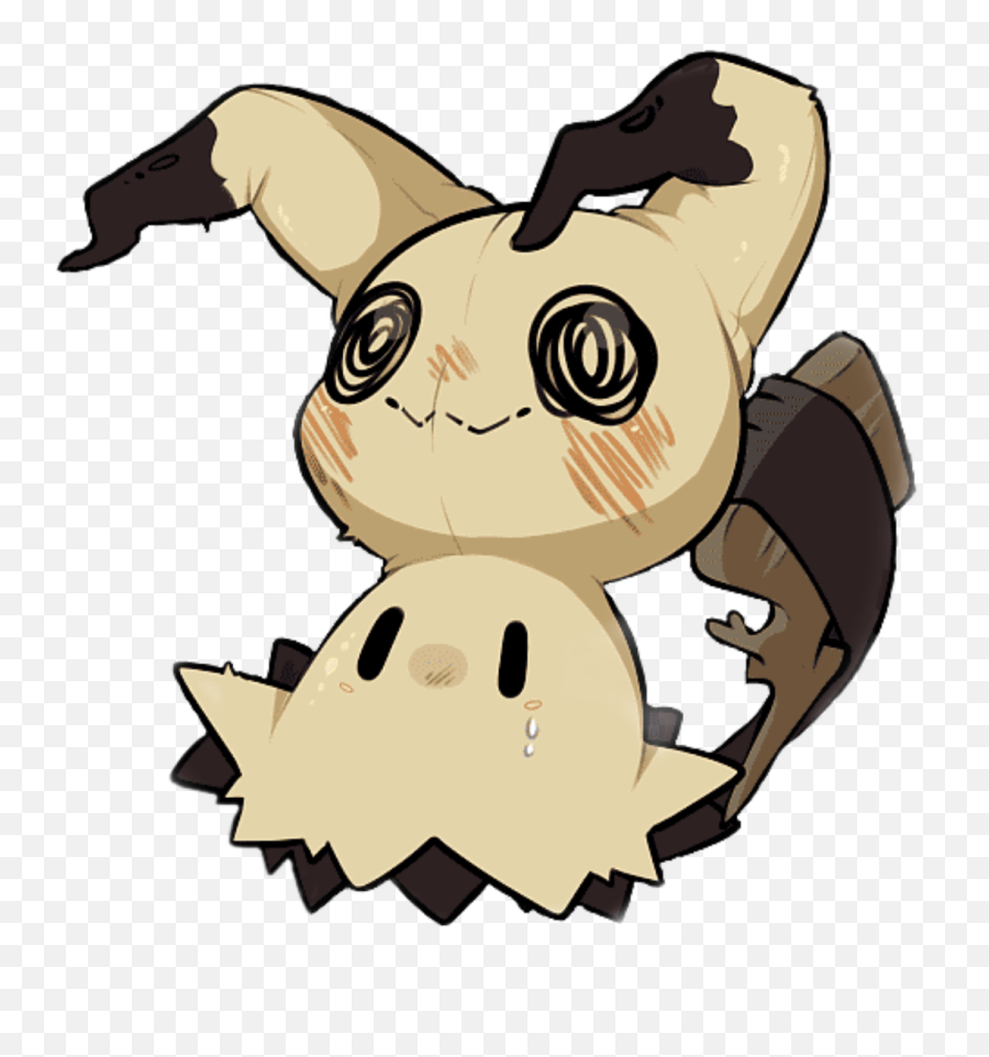 Pokemon Mimikyu Darkpokemon Sticker - Pokemon Mimikyu Chibi Emoji,Mimikyu Emoji