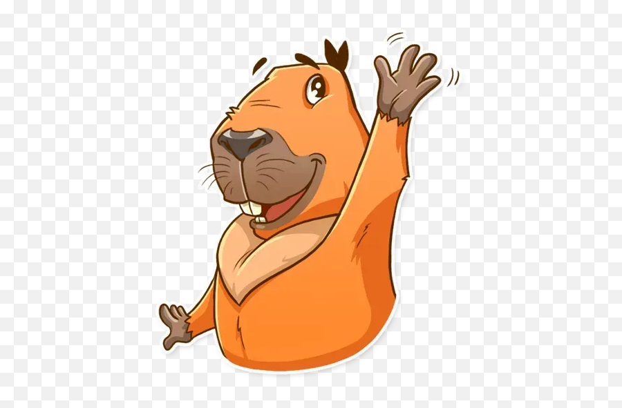Trending Stickers For Whatsapp Page 260 - Stickers Cloud Telegram Mr Capybara Emoji,Capybara Emoji