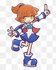 Puyo Puyo Compile Major Characters - Tv Tropes Arle Puyo Puyo Emoji,Hadouken Emoticon