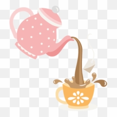 Pouring Teapot Clipart - Tea Party Png Emoji,Teapot Emoji