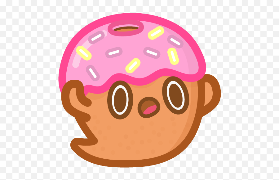 Donut Ghost - Donut Ghost Emoji,Apple Iphone Emoticon Zany