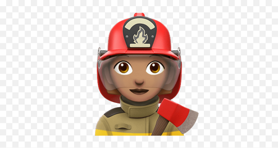 Apple Fireman Emoji Transparent Png - Stickpng Firemen Emoji,Female Emoji