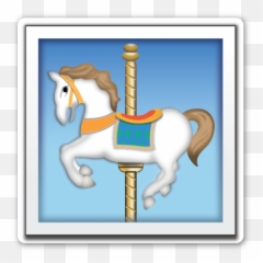 Carousel Horse - Png Carousel Horse Emoji,Emoji Trunk Or Treat