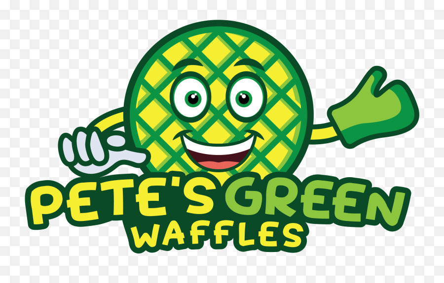 Petes Green Waffles - Happy Emoji,Have A Waffle Emoticon