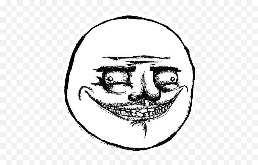 Troll Face Stikers Pack For Imessage - Me Gusta Rage Face Emoji,Troll Face Emoji