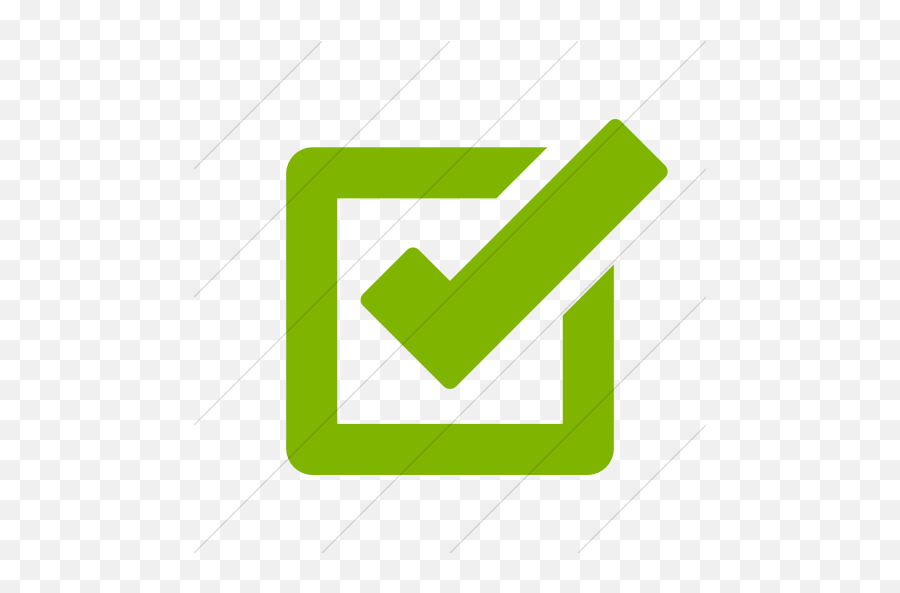 Iconsetc Simple Green Foundation 3 Checkbox Icon - Check Box Icon Png Green Emoji,Mermaid Emoticons Facebook