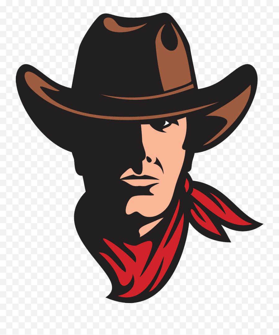 Cowboy Clipart - Clipartworld Western Cowboy Head Silhouette Emoji,Angry Co...
