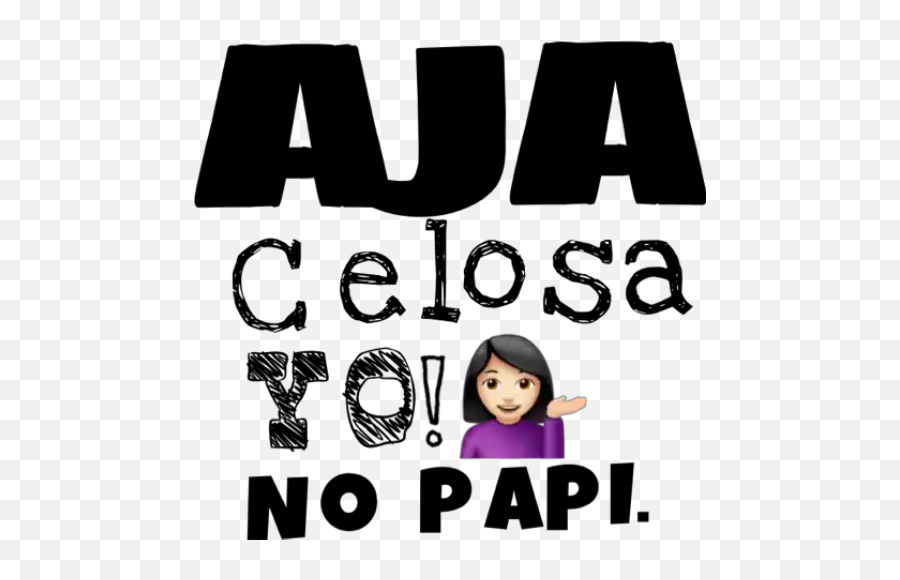 Mujer Celosa Vol - Stickers Para Mujeres Emoji,Emoticon No Digas Nada