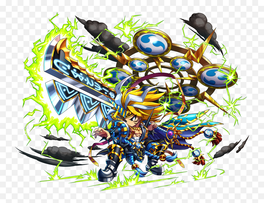 Brave Frontiers Raid Battle 7 - Brave Frontier Starters Thunder Emoji,Furcadia List Of Emoticons