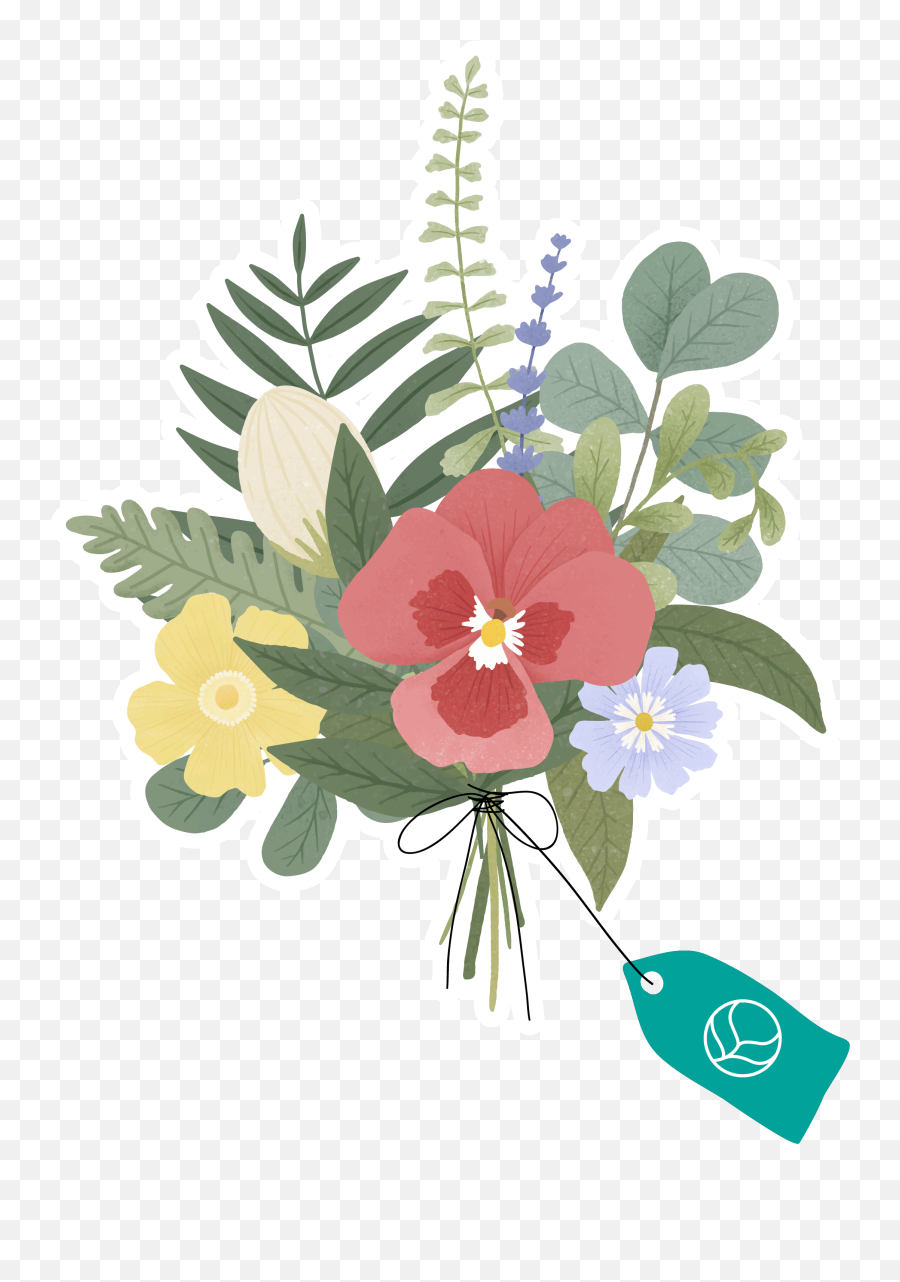 For You Flower Sticker By Mineral Botanica Ios Android Giphy - Hawaiian Hibiscus Emoji,Hibiscus Emoji