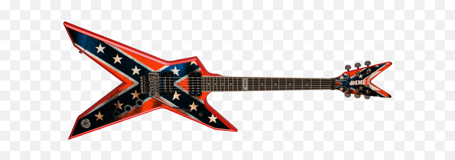 Dean Dimebag Dixie Rebel - Dimebag Rebel Guitar Emoji,Dimebag Darrell Emoticon Metal