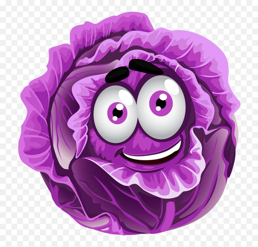 Smiley Emoticon Smiley Emoji - Red Cabbage Cartoon Clip Art,Timeless Treasures Emojis
