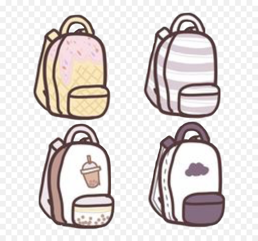 Gachalife Gachalifeprops Sticker - Gacha Life Props School Emoji,Quincy Emoji Love Backpack