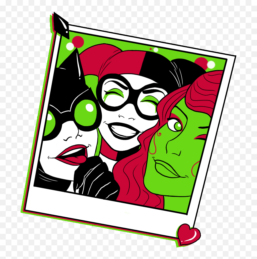 Poison Ivy Image - Harley Quinn Emoji,Costum Emojis