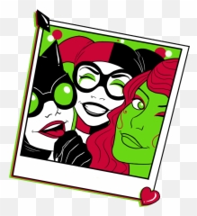 Poison Ivy Image - Harley Quinn Emoji,Costum Emojis