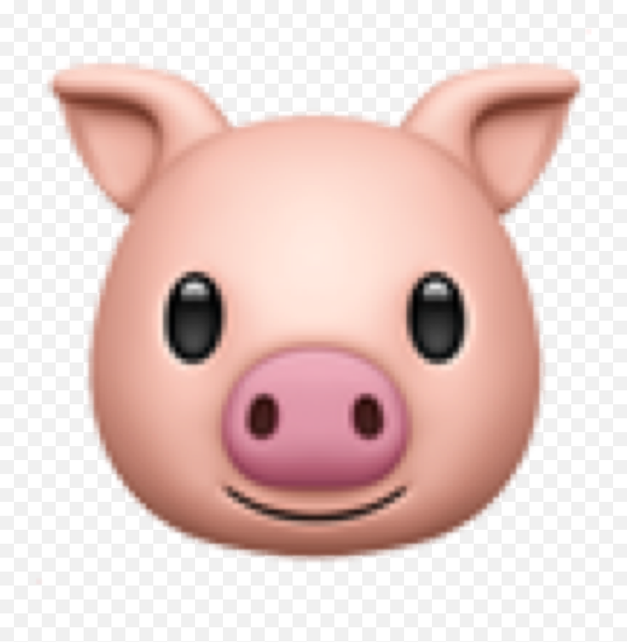 The Most Edited Emojiiphone Picsart - Animal Figure,Emojis Ios Pig