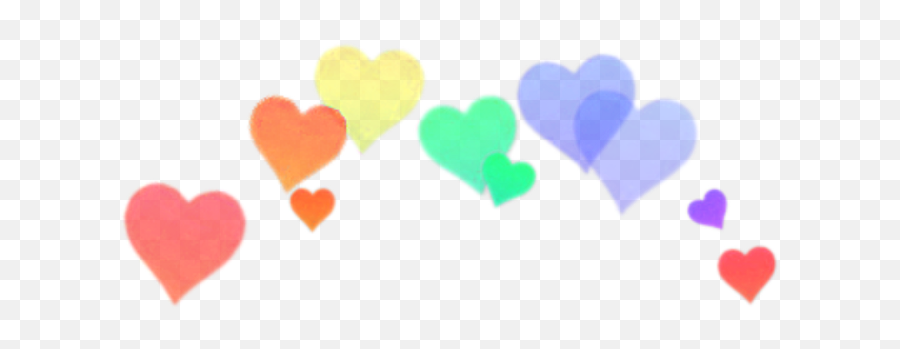 Rainbow Hearts Png - Transparent Png Emoji,Rainbow Heart Emoji