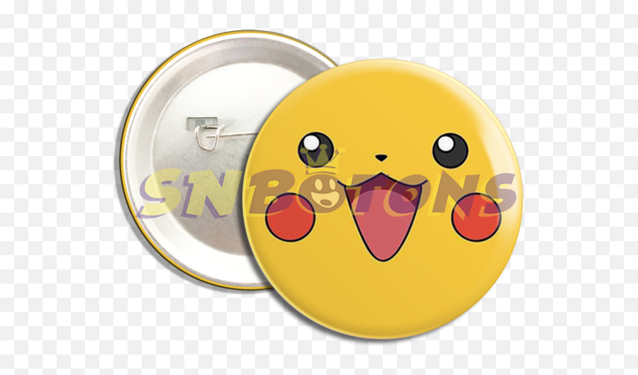Boton - Botton Pikachu Pokemon Button Emoji,Pikachu Emoticons