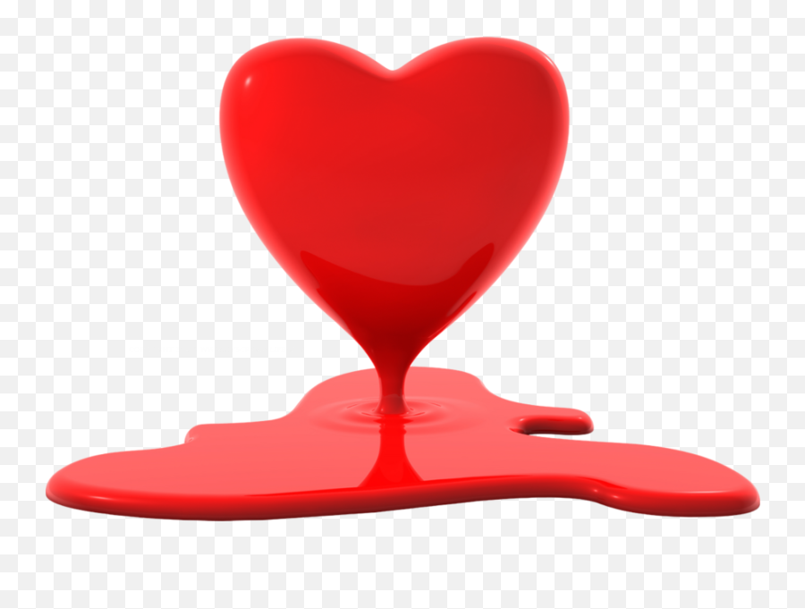 Bleeding Heart - Melting Heart Transparent Emoji,Melting Heart Emoji