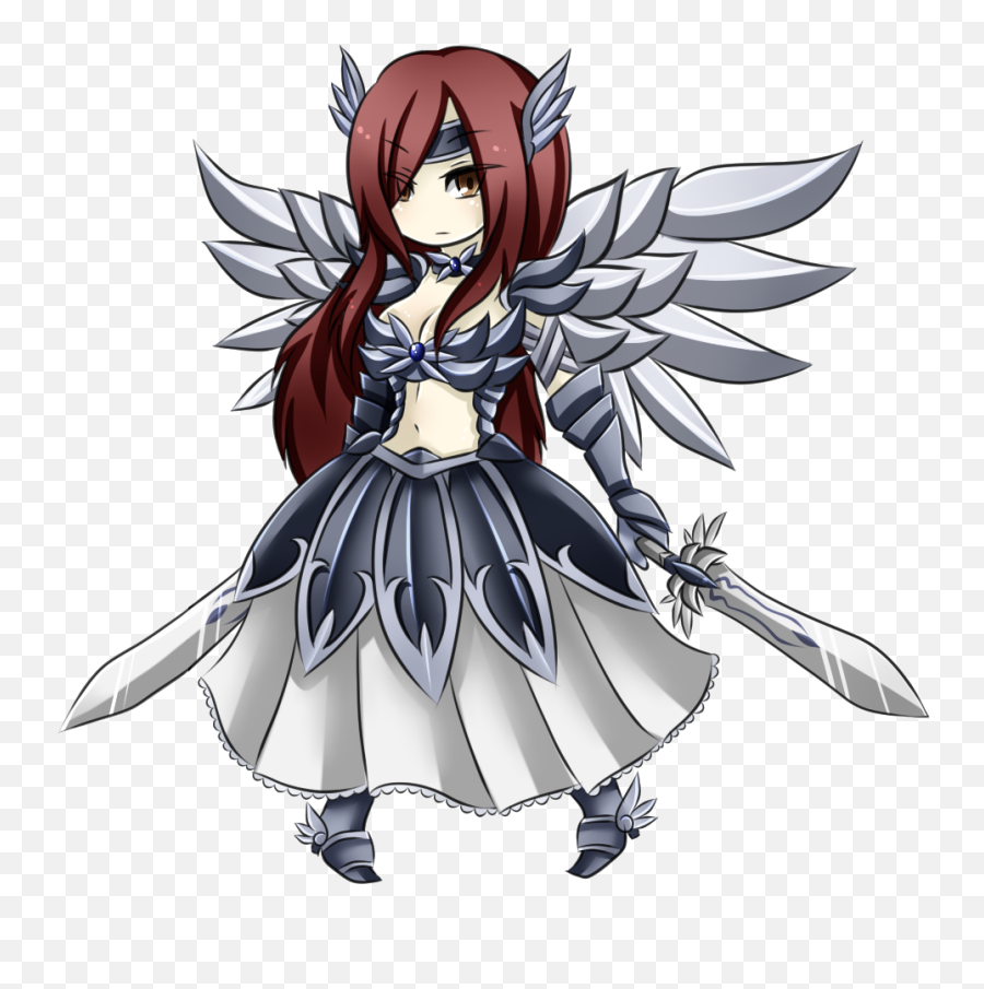 Fairy Tail Erza Scarlet - Erza Scarlet Fairy Tail Chibi Emoji,Natsu Emotions