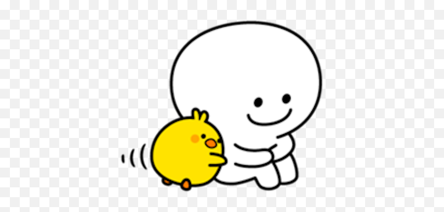 Little Chick And Rabbit Messages - Happy Emoji,Emoticons Telgram Stickers