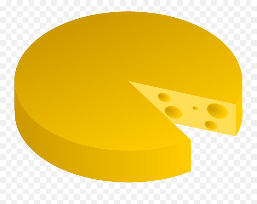 Cheese Wheel Clipart - Cheese Wheel Transparent Emoji,Cheese Emoji Png