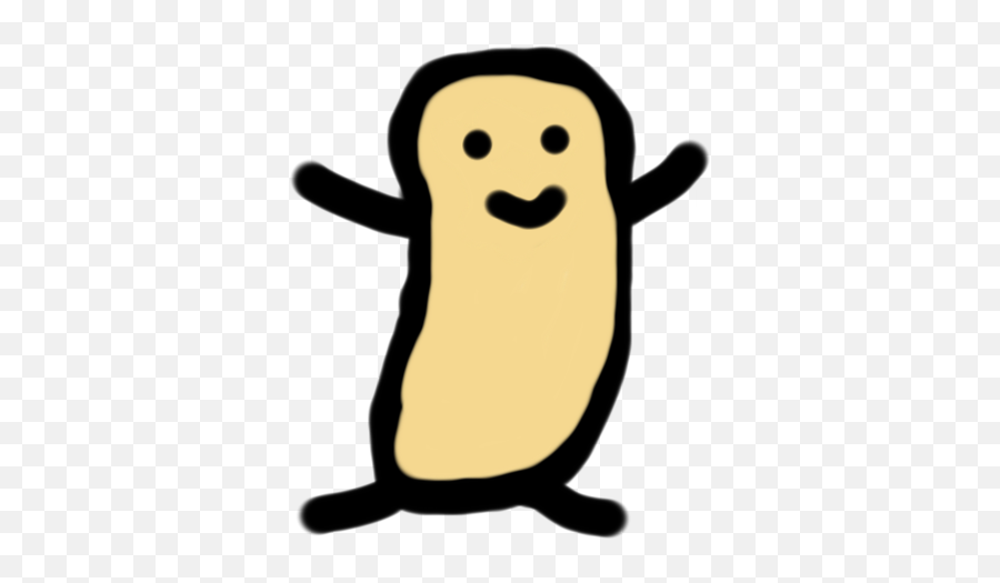Bean Man Based Of An Emoji I Made In A Discord Server Layer - Happy,Ignore Emoji