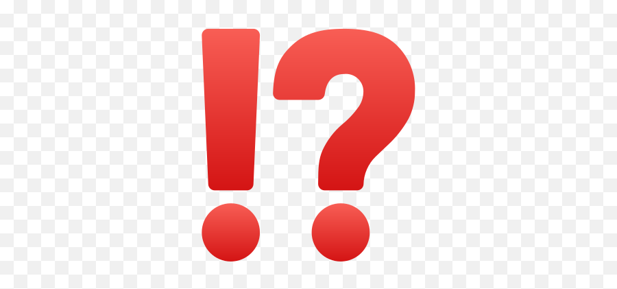 Exclamation Question Mark Icon In Emoji - Exclamation Question Emoji,Moving Animation For Questions Emoji