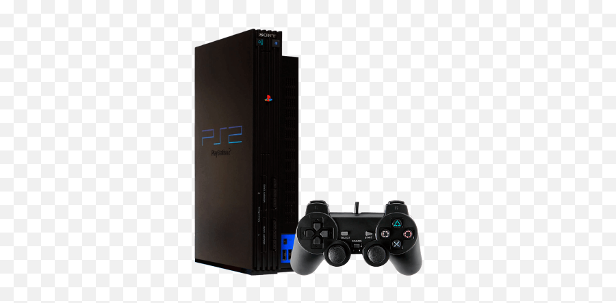 Sony Playstation 2 Fat Black Free - Sony Corporation Emoji,Emotion Engine Ps3 Slim