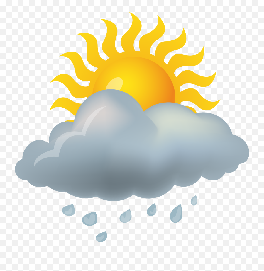 Download Forecasting Material Rain Shower Weather Icon Hq Emoji,Rain Emojis For Rain On Iphone.