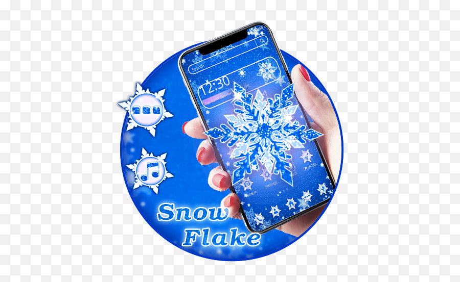 Blue Bright Snowflake Theme Apk 114 - Download Apk Latest Canal Taronja Emoji,Snow Falke Emoji